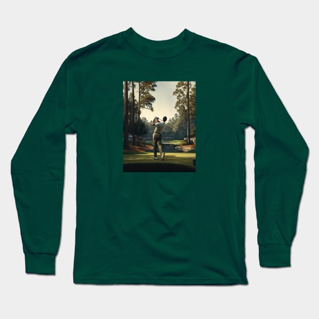 Augusta National - Original Artwork Long Sleeve T-Shirt by Labidabop